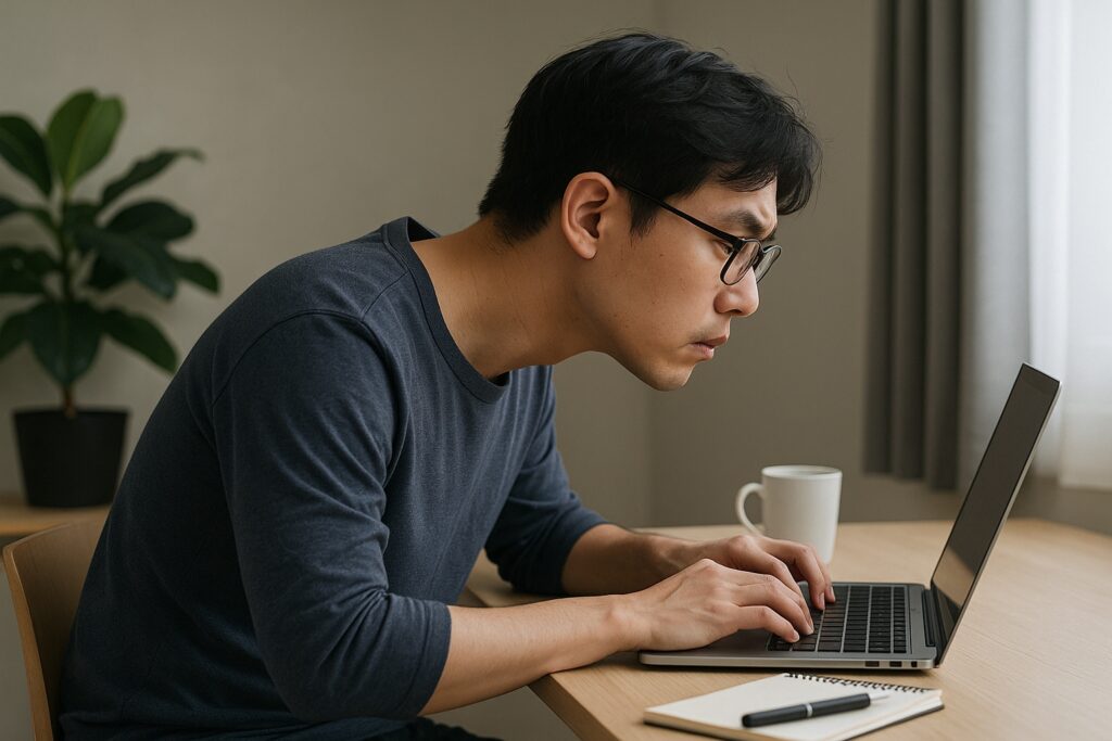 거북목