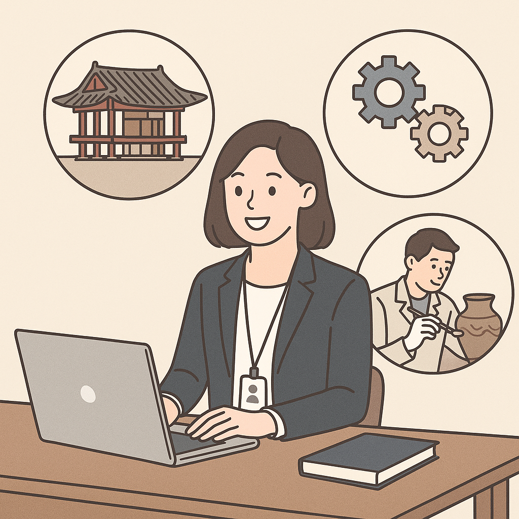 국가유산 산업 인턴십 지원 관련 이미지 1