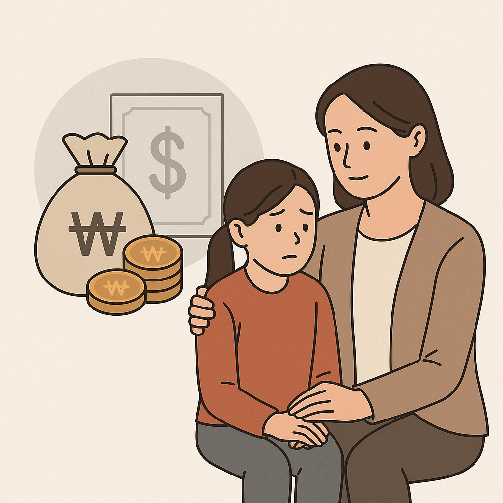 저소득 한부모가족 아동양육비 관련 이미지 1